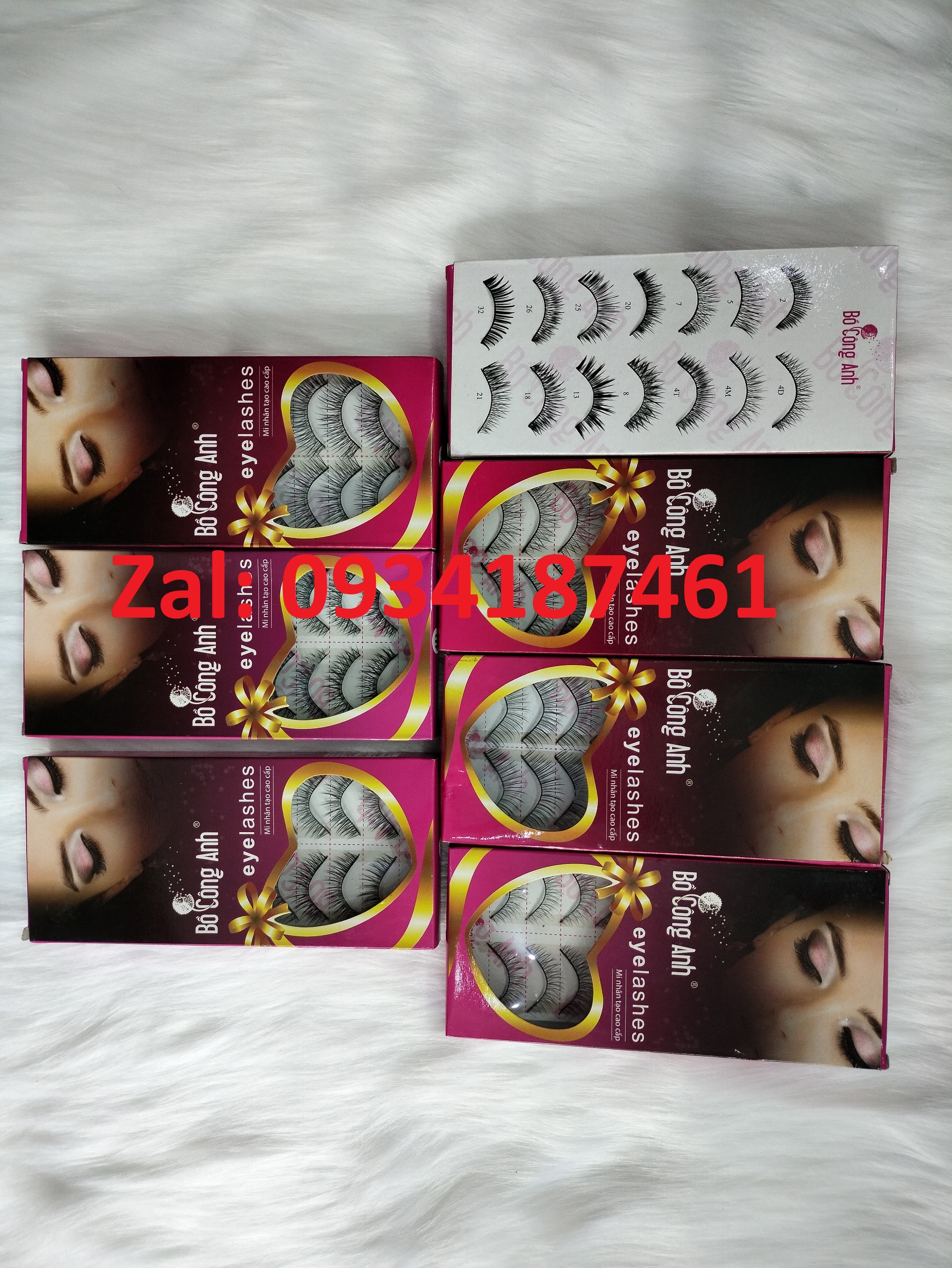 14 kiểu Mi giả Bồ Công Anh hộp tím loại mi tự nhiên