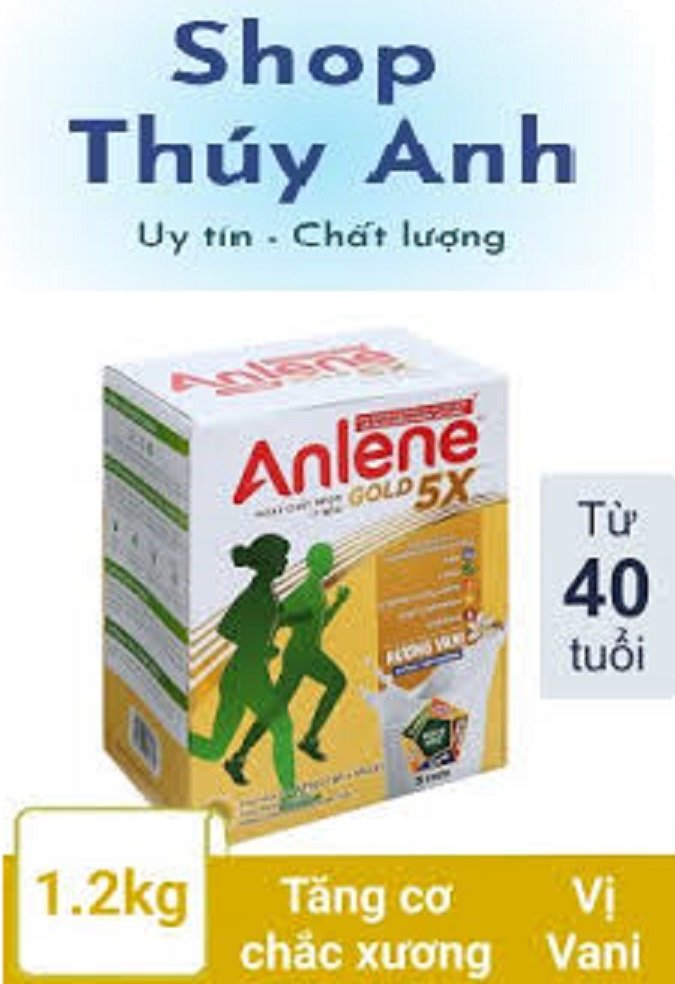 Sữa bột Anlene Gold 5X hương vani Hộp 1,2kg
