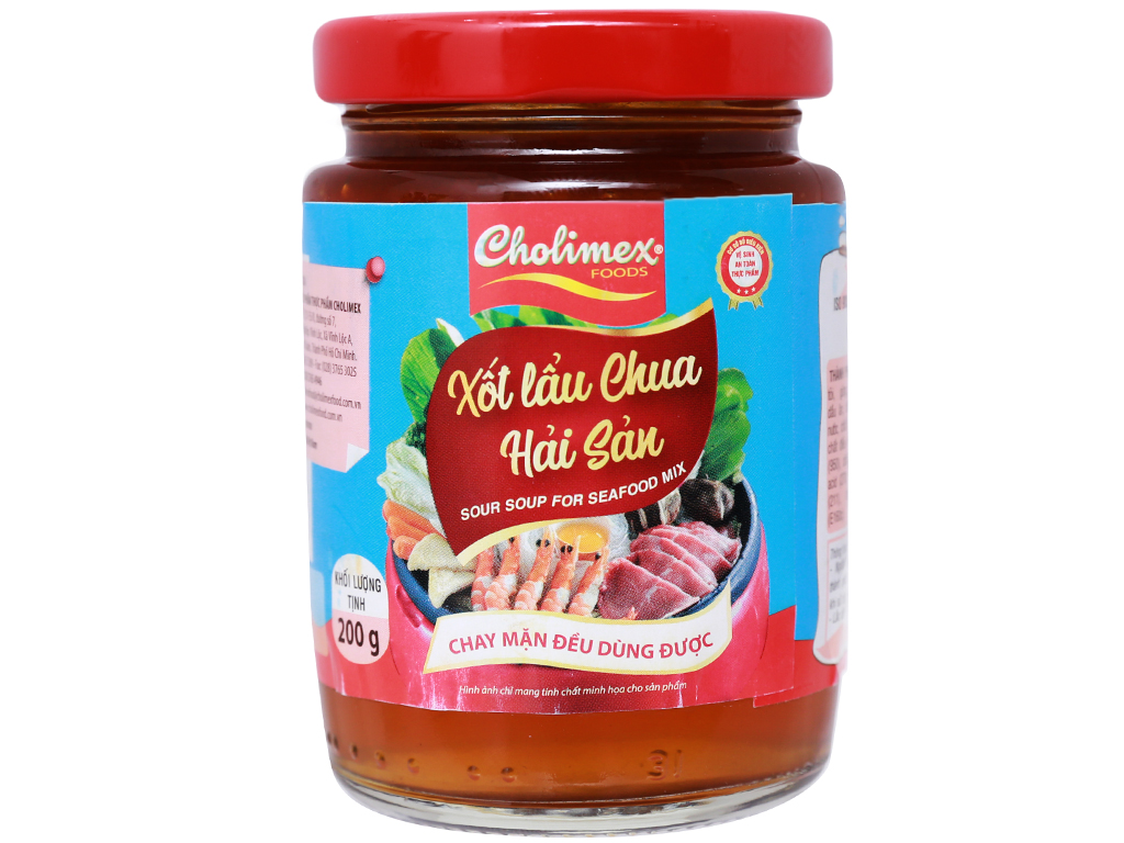 [Freeship] Xốt lẩu chua hải sản Cholimex Hủ 200g Kyan House XLC Đậm Đà Như Ăn Quán Nấu Lẩu Chưa Bao Giờ Dễ Hơn