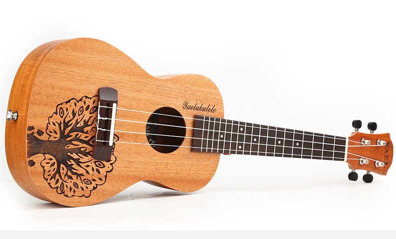 Upingi-ukulele buổi hòa nhạc Ukelele 23 inch Ukulele Gỗ gụ chất lượng tốt tùy chỉnh ukulelec474or
