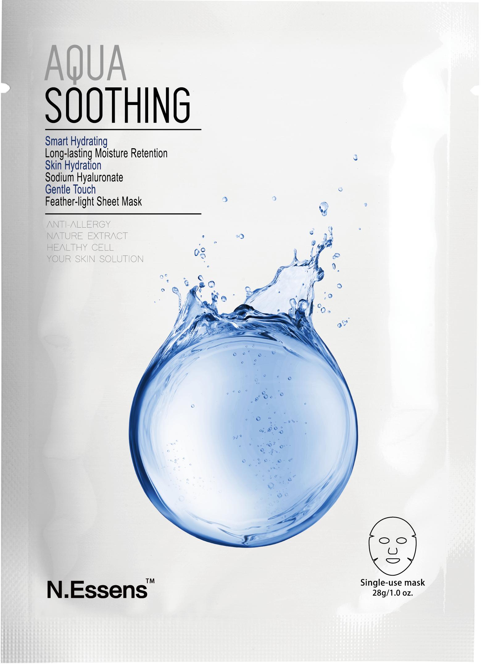 N.Essens Mặt Nạ Dưỡng Ẩm Aqua Soothing  (1 miếng, 28ml/pc)
