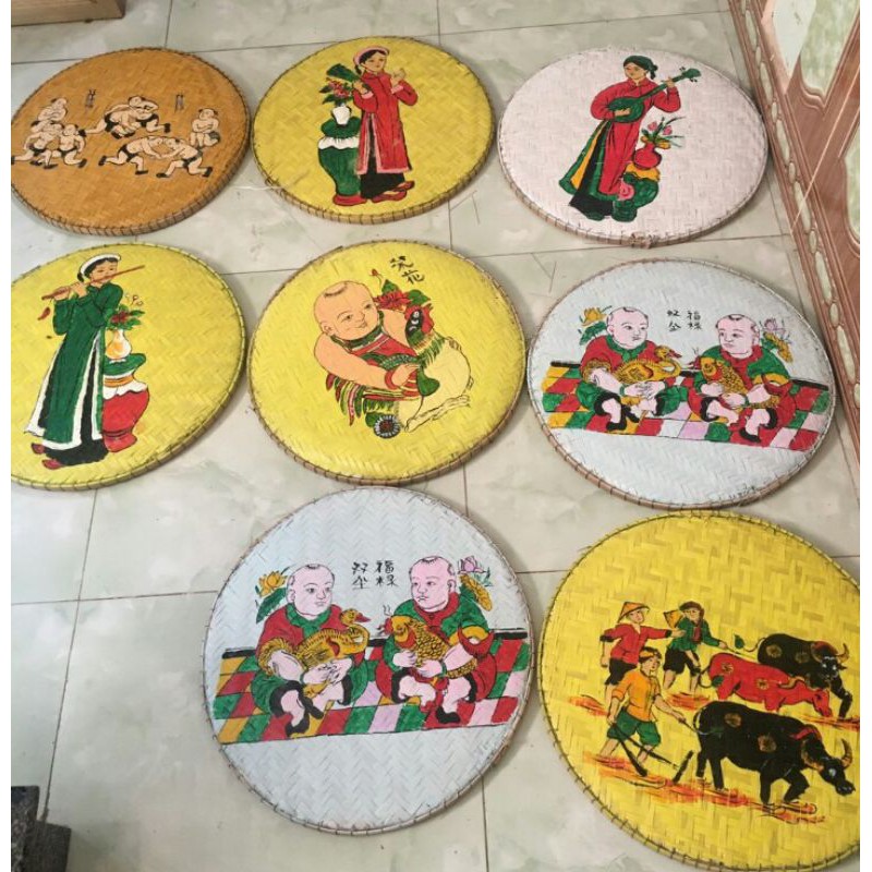 Mẹt tre vẽ tranh đông hồ-lh 0978945425