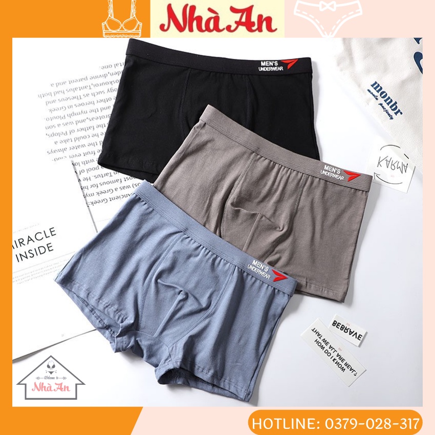 Combo 4 chiếc quần lót nam Boxer Quần sịp nam Men's UnderWear, Quần Sịp Nam Đùi vải Coton Siêu Đẹp, quần lót, quần sịp, quần sịp đùi