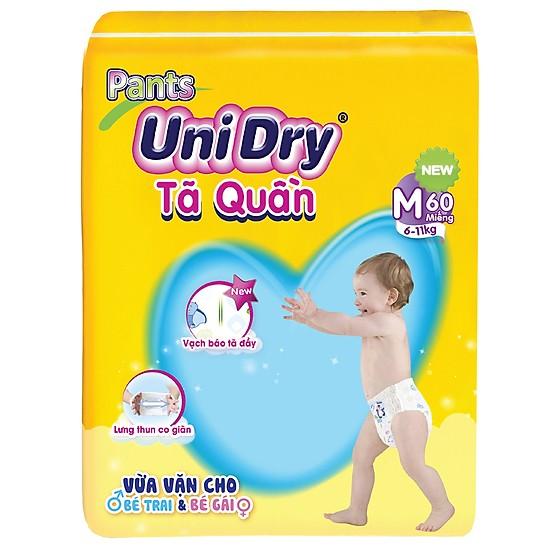 Tả quần unidry m60 - l54 - xl48 - xxl44 miếng