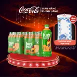 [SIÊU SALE ] Lốc 24 Chai Trà Đào Và Hạt Chia Fuze Tea 450ml/Chai Sale 8.8 Coca-Cola Chính Hãng_LD