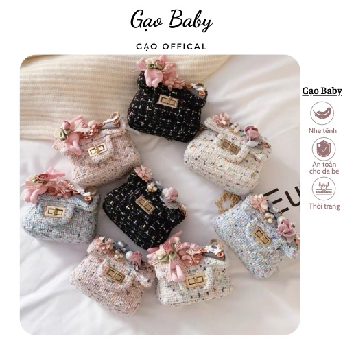 Túi đeo chéo mini, túi dạ cho bé gái