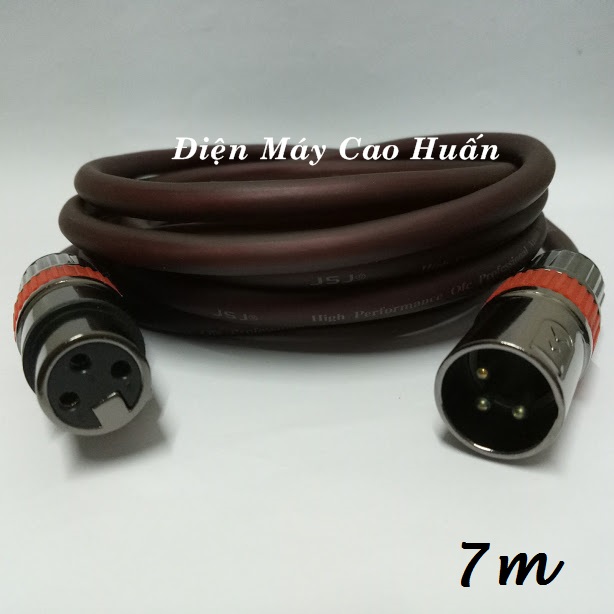 Dây micro jack canon xlr đực ra xlr cái 7m