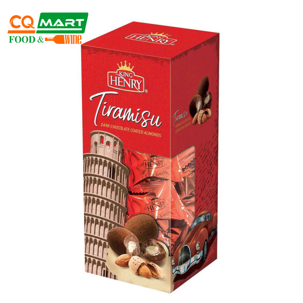 Socola King Henry Tiramisu Hộp Giấy 180g