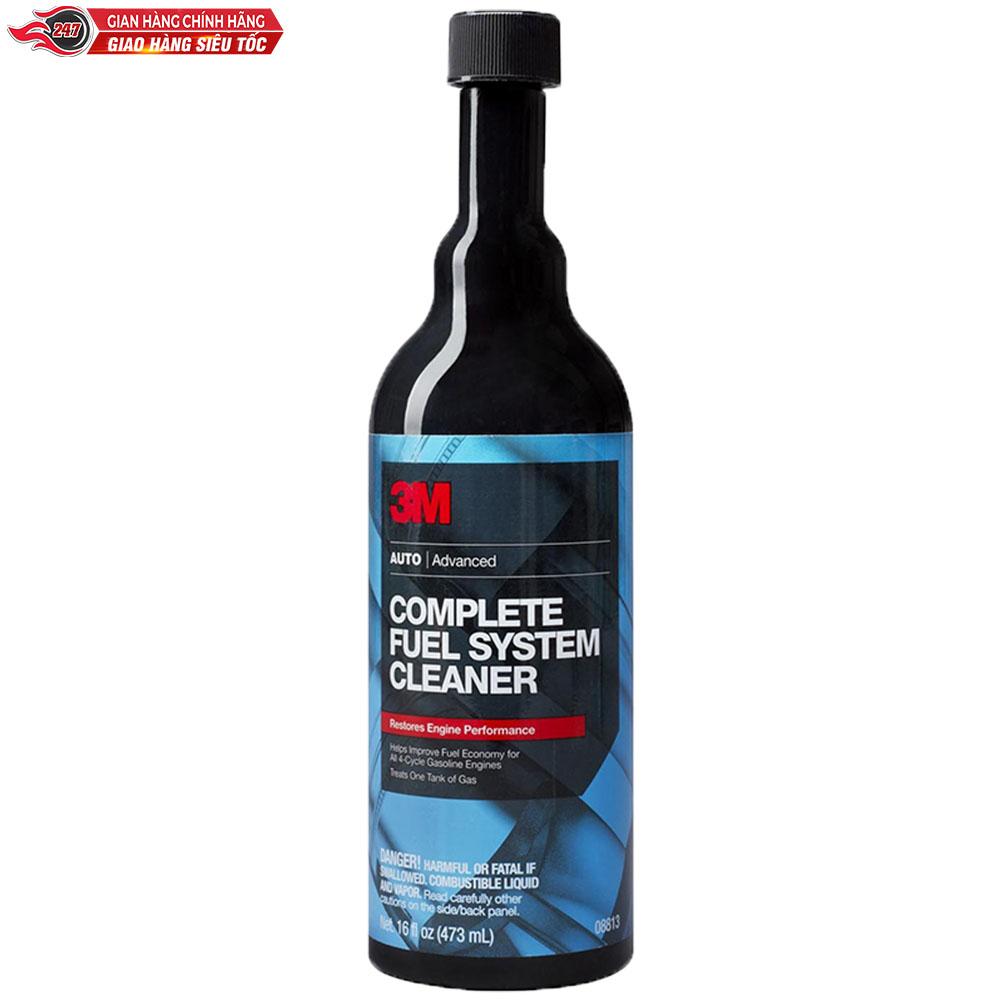 Dung môi súc béc xăng xe máy, ô tô 3M Complete Fuel System Cleaner 473ML‎