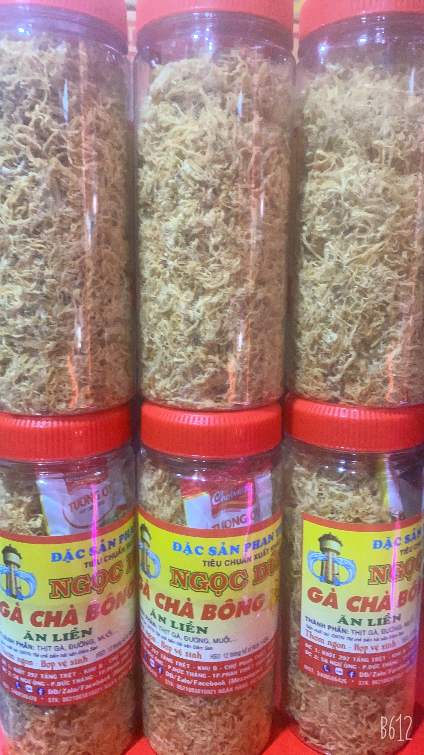 Gà chà bông hộp 200gram - hải sản khô phan thiết