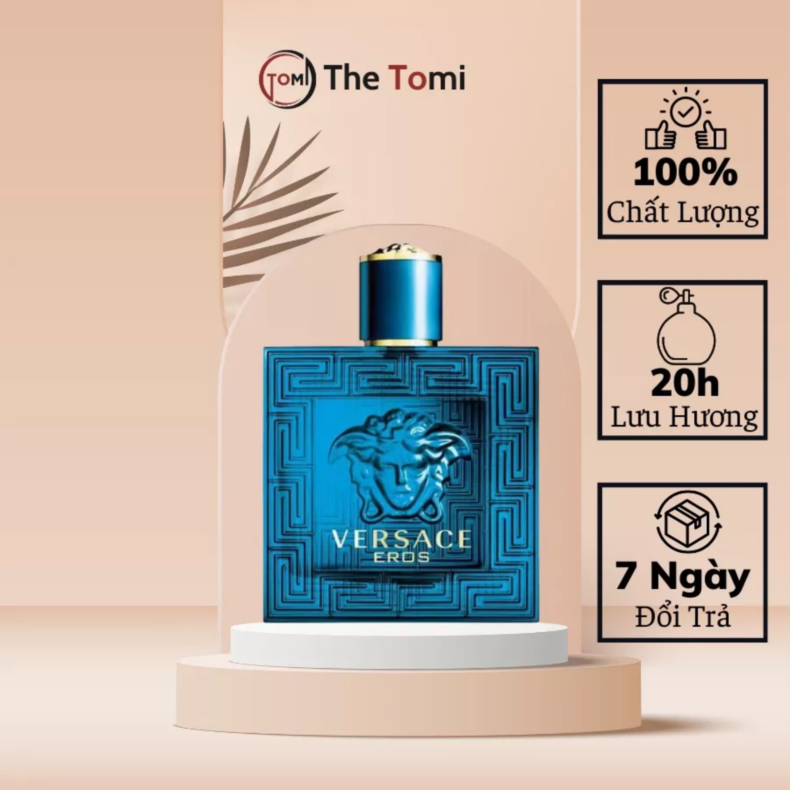 Nước Hoa Nam Chính Hãng - Dầu thơm nam tính Ver sace chính hãng