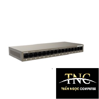 Switch chia mạng 16 cổng gigabit 10/100/1000mbps tenda teg1016m vỏ kim loại