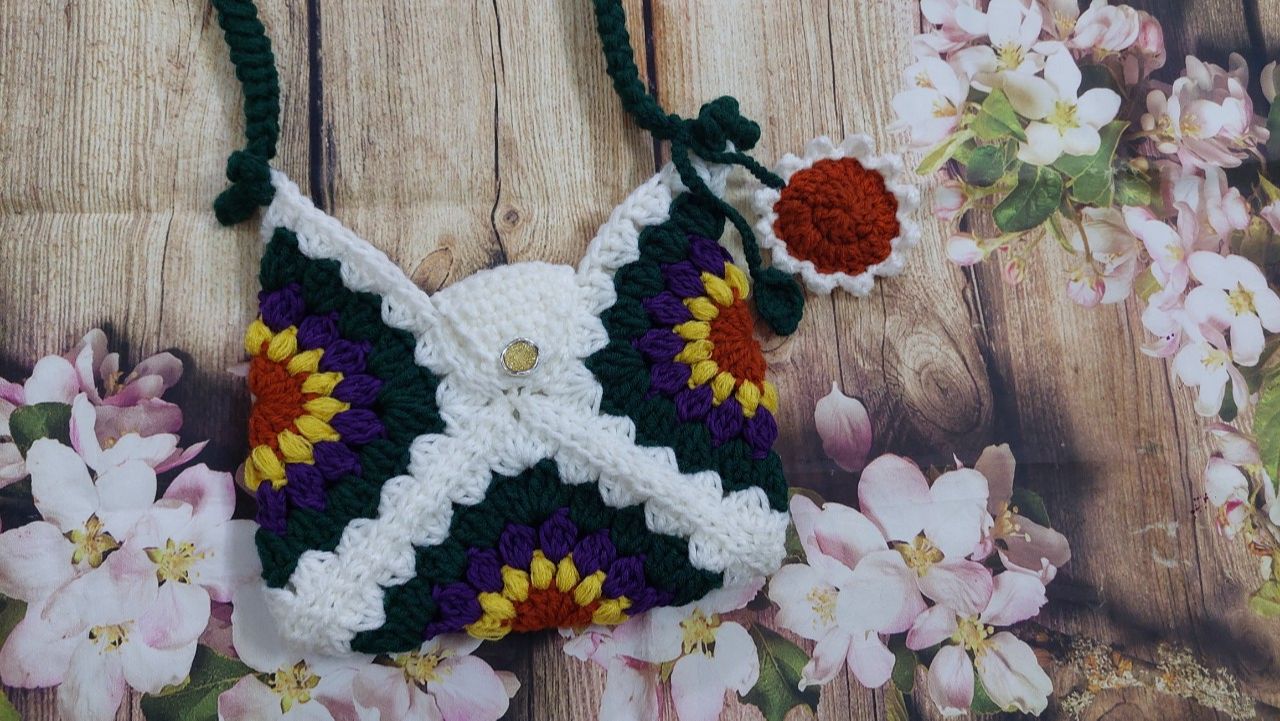 Túi len handmade đeo chéo