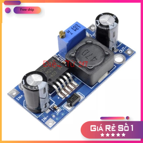 Mạch hạ áp module buck dc 3a lm2596