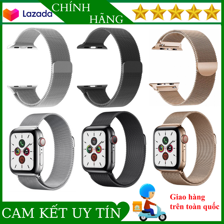Dây Thép Đồng Hồ Thông Minh Dây Milanese