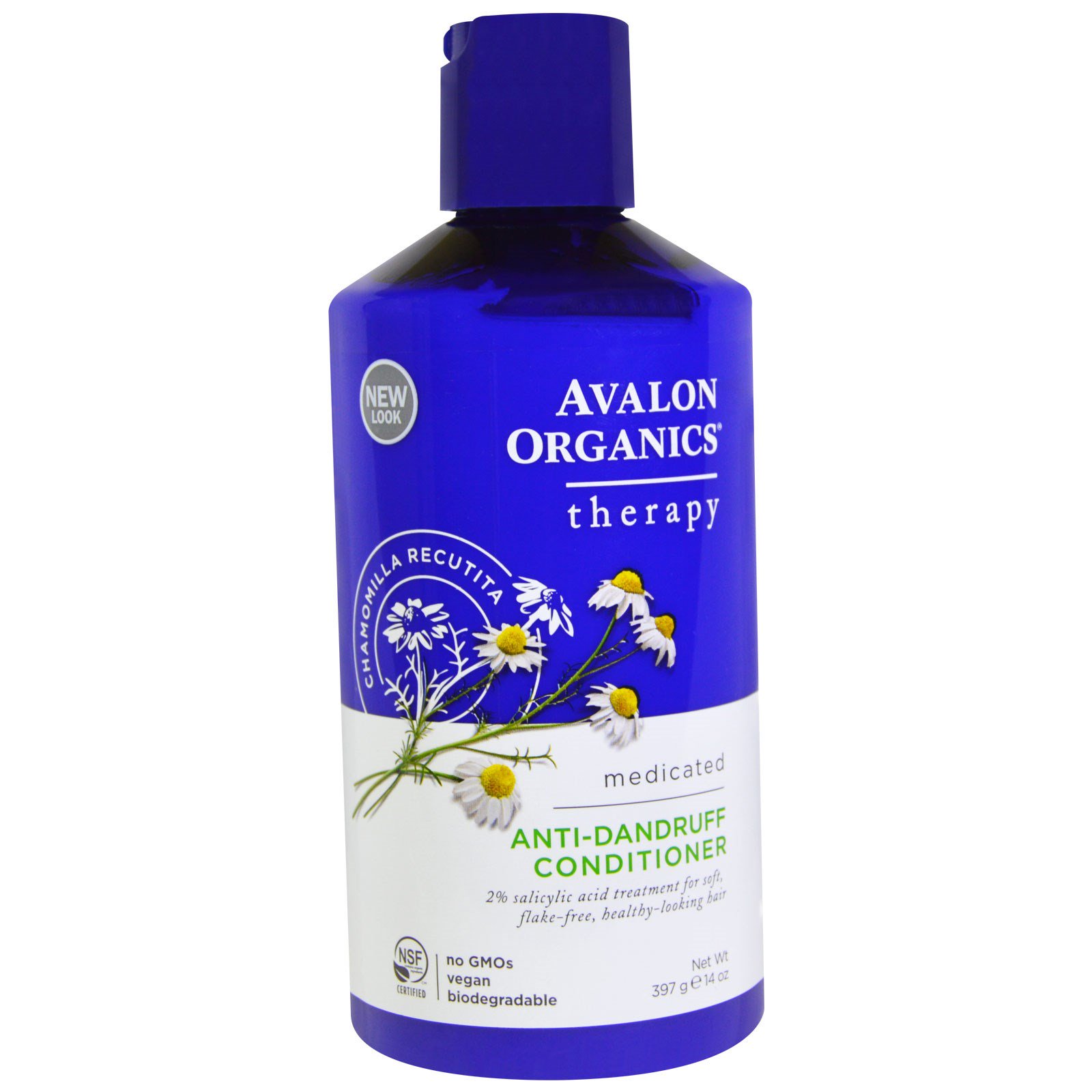 Dầu xả hữu cơ chống gàu Avalon Organics 397g