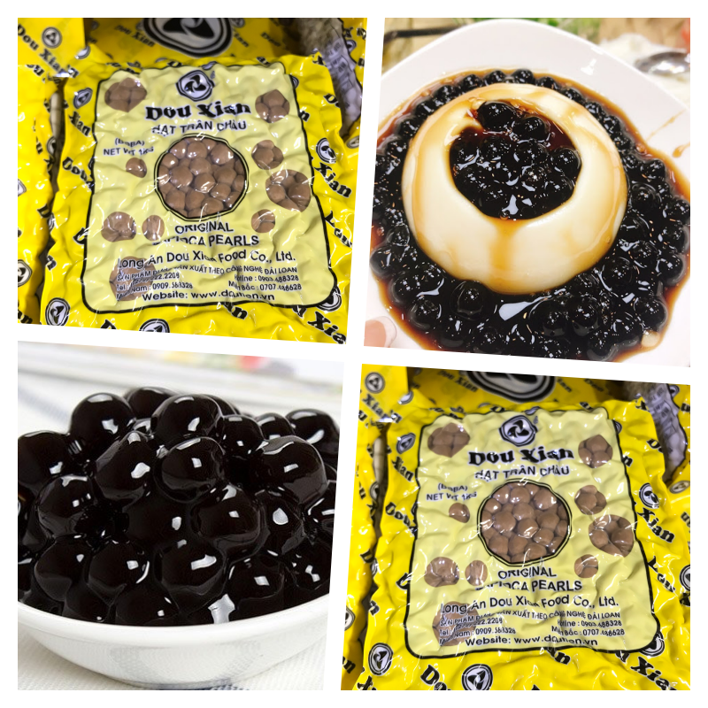 Trân Châu Đường Đen Đậu Tiên - Gói 1kg