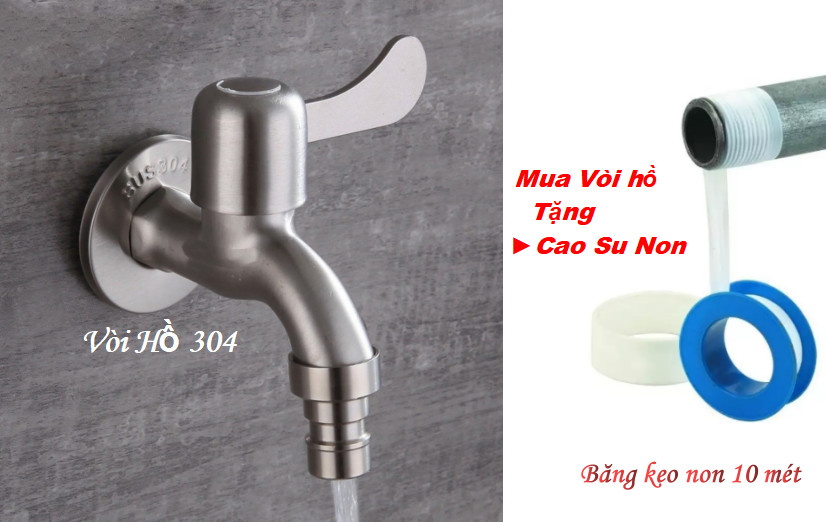 Vòi nước,vòi hồ 304, băng keo lụa non "tổng xả kho"