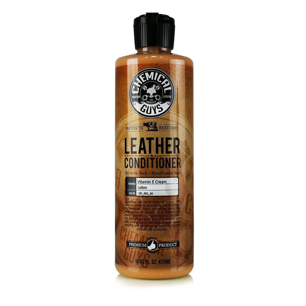 DUNG DỊCH DƯỠNG VÀ PHỤC HỒI BỀ MẶT DA CHEMICAL GUYS LEATHER CONDITIONER 473ML / 100ml