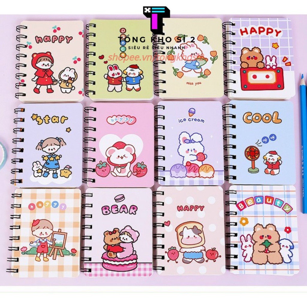 Sổ tay mini ghi nhớ thiết lập kế hoạch mục tiêu cầm tay