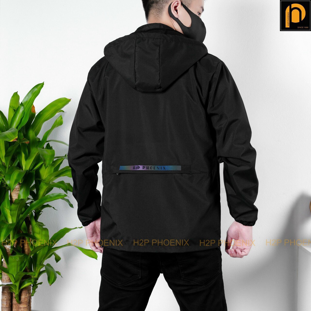 Áo gió nam lót lưới cao cấp có nón phối túi hộp lưng có thể gấp gọn trong túi siêu tiện lợi-juna store 24h