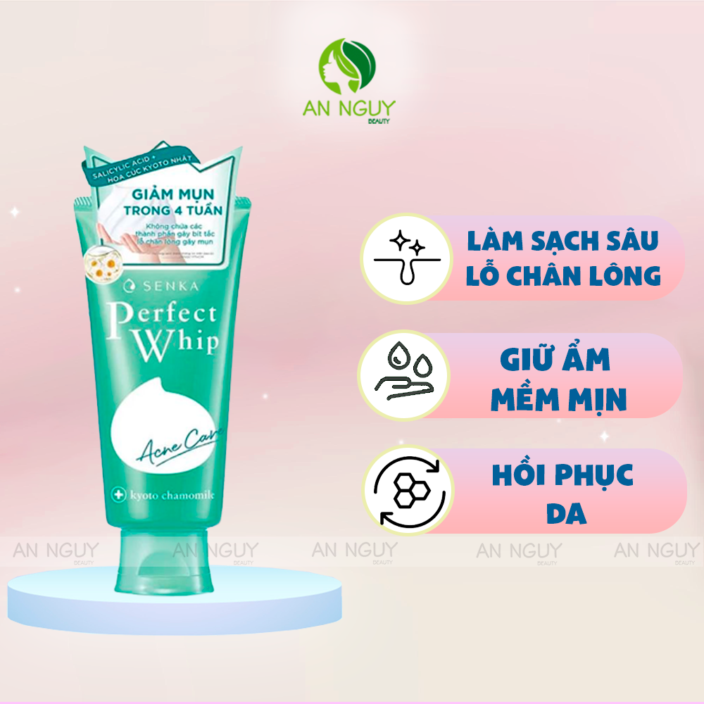Sữa rửa mặt Senka Perfect Whip Acne Care