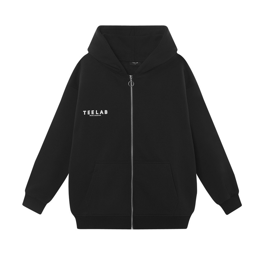 Áo khoác hoodie zip teetlab special colletion mũ unisex 2 lớp , áo nỉ hoodie zip nam nữ form rộng
