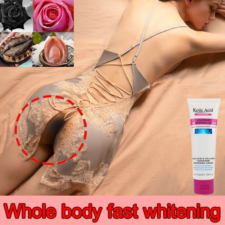 Kem dưỡng nách 50g Kem dưỡng Trắng vùng nách, Chân, Đầu Gối, vùng kín với Công Thức Dưỡng Ẩm đặc biệt dưỡng trắng toàn thân, dùng cho vùng da tối màu và vùng bikin.