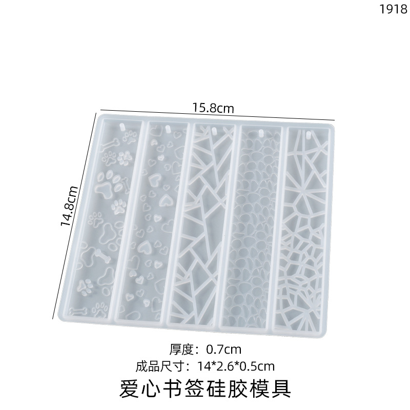[In stock] Pha Lê Epoxy Nhựa Mài Lá Móng Mèo Tình Yêu Hoa Hình Chữ Ngày Toàn Trang Đánh Dấu Khuôn Silicone