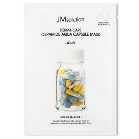 Mặt Nạ Phục Hồi Da JM Solution Derma Care Ceramide Aqua Capsule Mask Medi 30ml