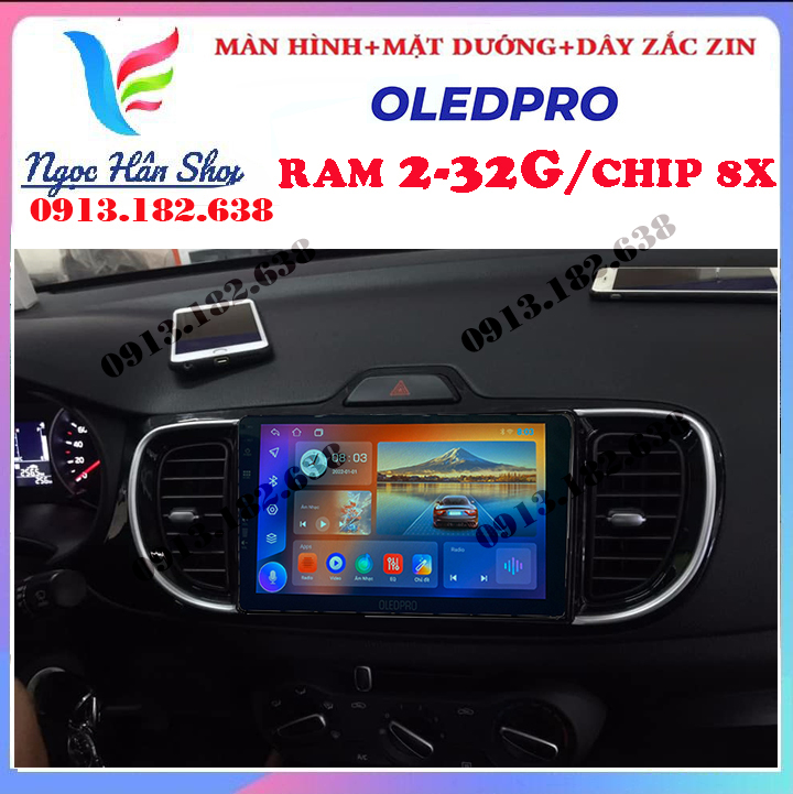 [Hỗ Trợ Lắp Đặt Tại Hà Nội] Màn hình OLEDPRO hệ Android 10.1 cho xe KIA SOLUTO, tương thích với nhiều định dạng video, cài đặt điều khiển ngay trên vô lăng, GIÁ CỰC SỐC - cửa hàng phụ tùng ô tô, camera hành trình cho xe ô tô