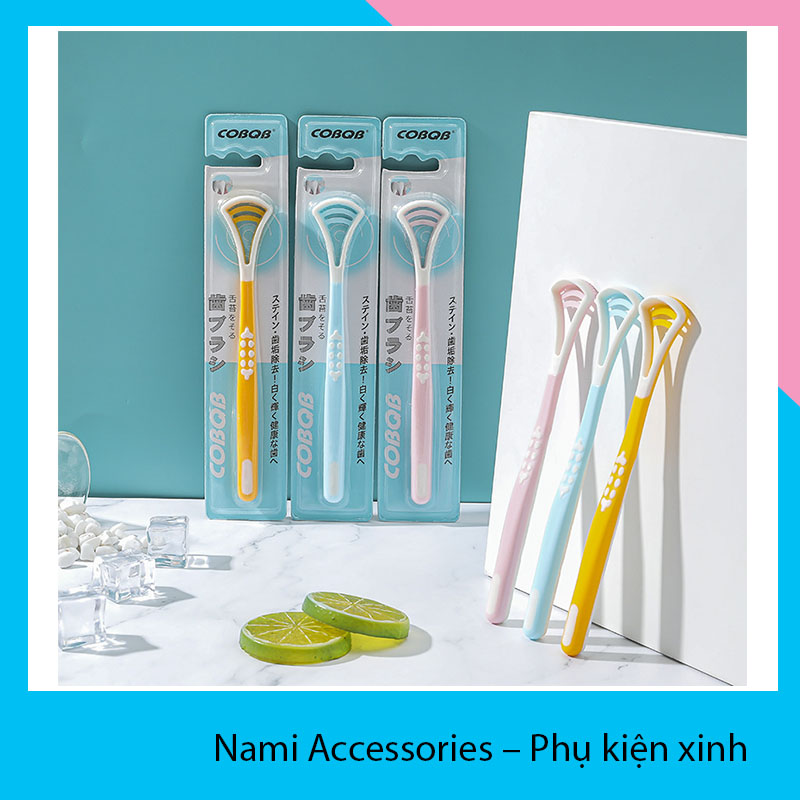 Dụng cụ vệ sinh lưỡi, cạo lưỡi chất liệu an toàn