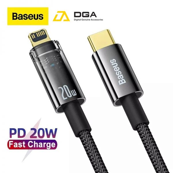 Cáp Sạc nhanh Tự Ngắt Gen2 Baseus Explorer Series cho iPhone/ iPad
