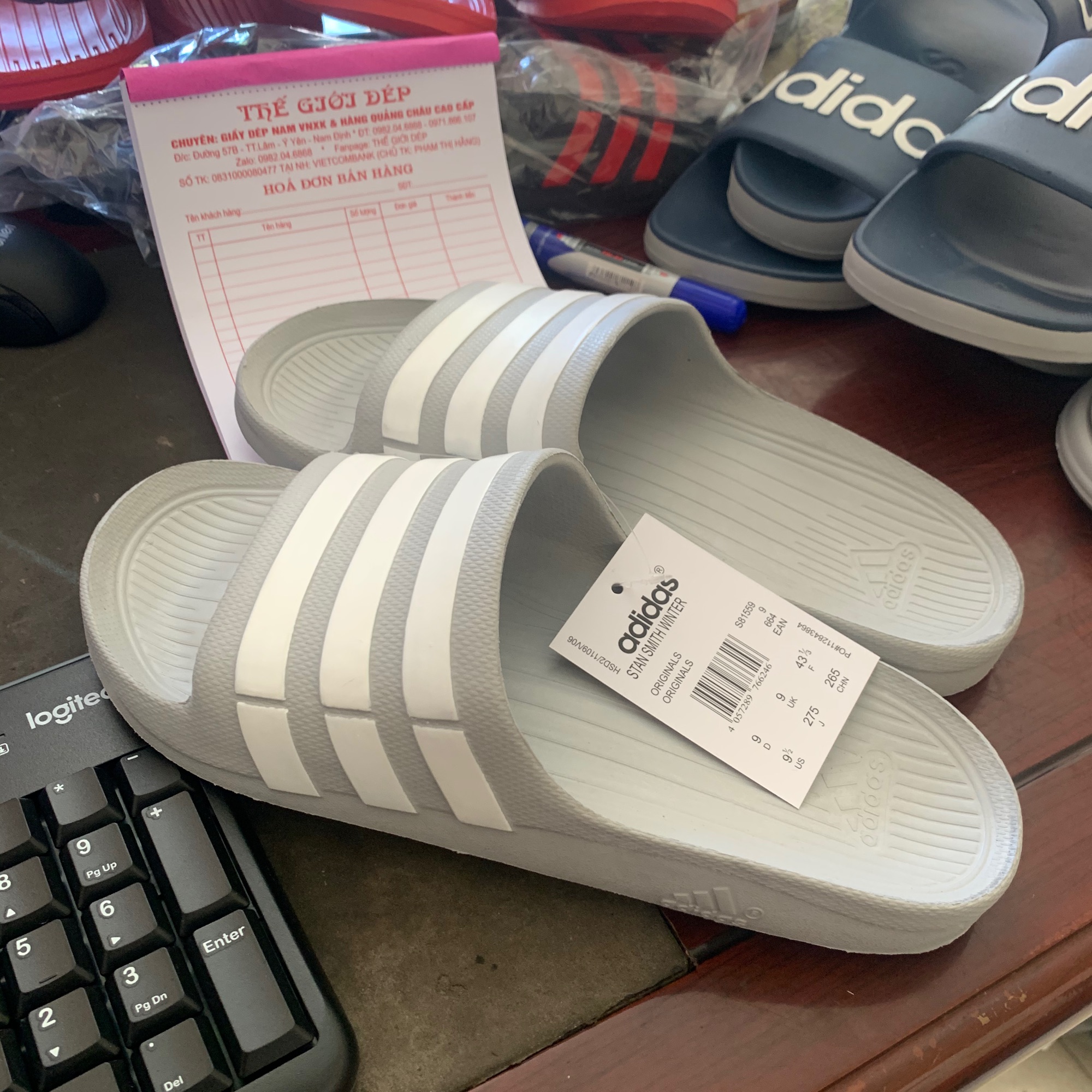 Dép Adidas Duramo Slide