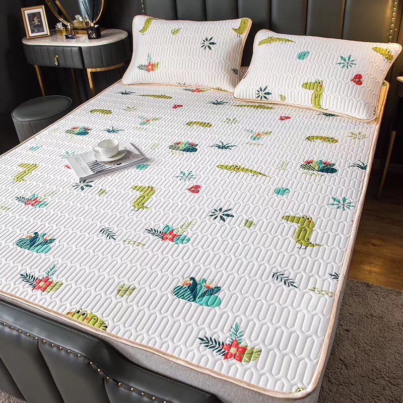 Chiếu điều hòa tencel mủ cao su non nhiều mầu 1m6x2m 5d mẫu hoa lá hót