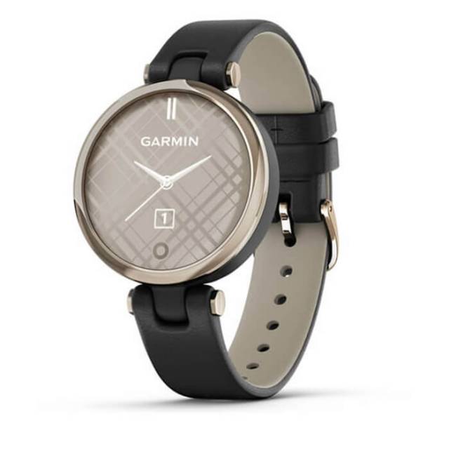 Đồng hồ thông minh garmin lily, dây da - chính hãng, bảo hành 12 tháng