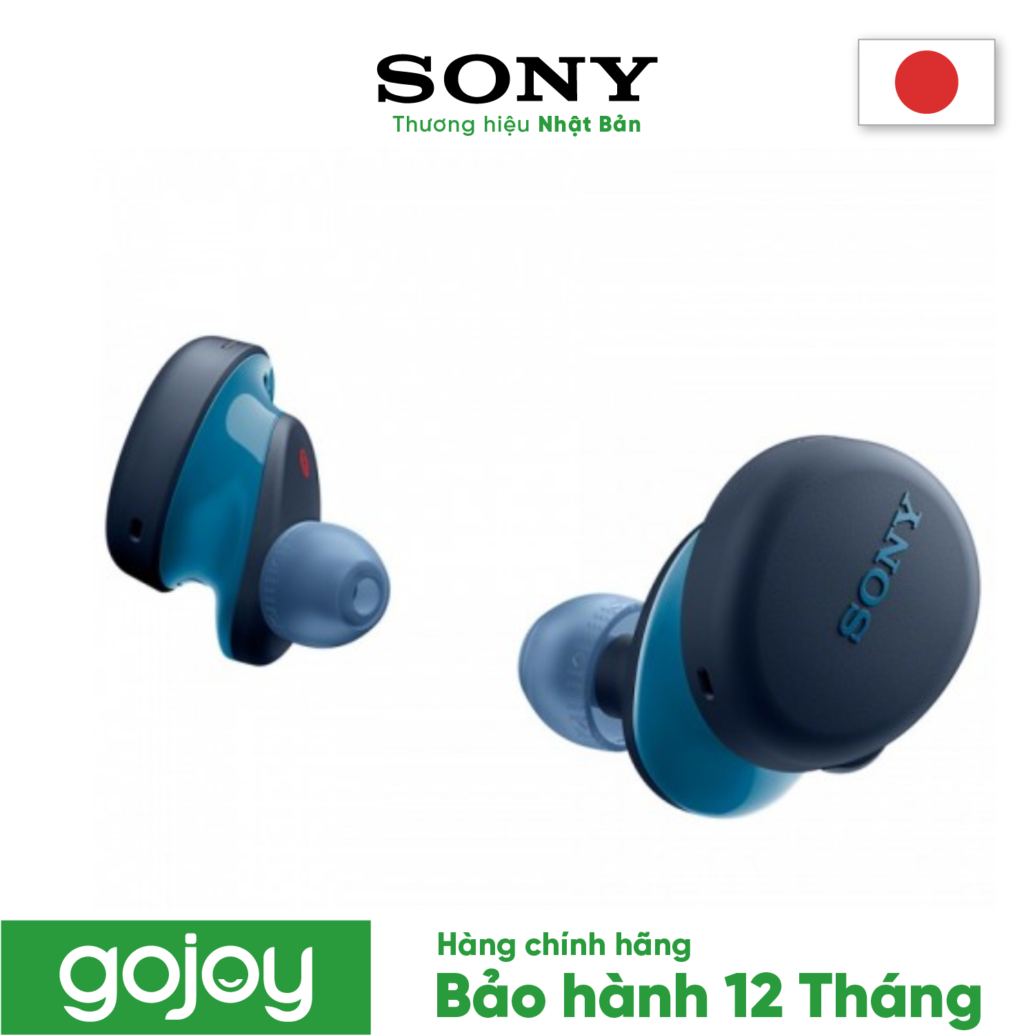 Tai nghe TrueWireless Chống ồn SONY WF-XB700 Màu Xanh - Bảo hành 12 tháng chính hãng