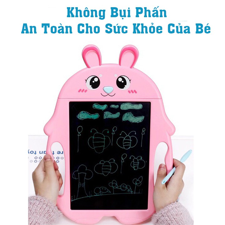 Bảng viết,bảng vẽ điện tử tự xóa thông minh cho bé hình thú siêu dễ thương 9 inch, an toàn không bụi phấn,giúp bé nâng cao tinh thần học hành