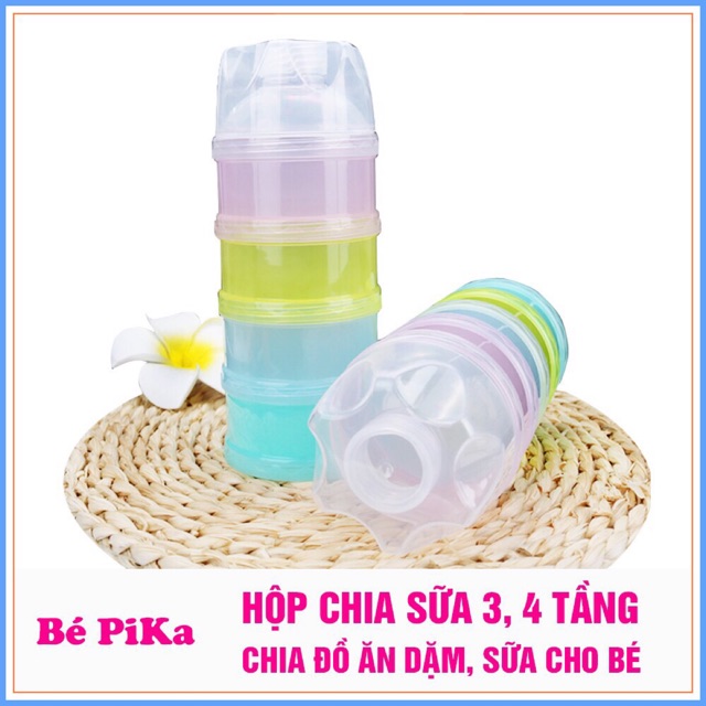 Hộp Chia Sữa Và Đồ Ăn Dặm Cho Bé