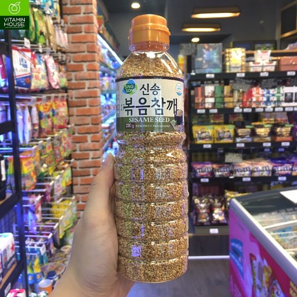 Hạt vừng trắng rang hàn quốc singsong 230g - nhập khẩu hàn quốc