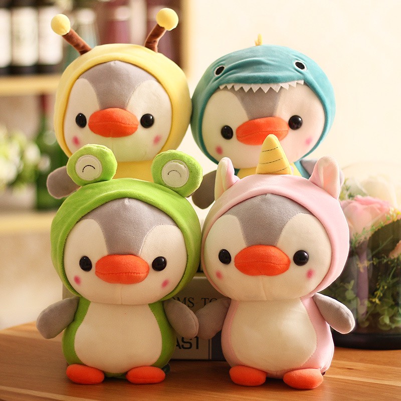 Chim cánh cụt nhồi bông cao cấp - gấu bông chim cánh cụt nhồi bông kích cỡ 25cm