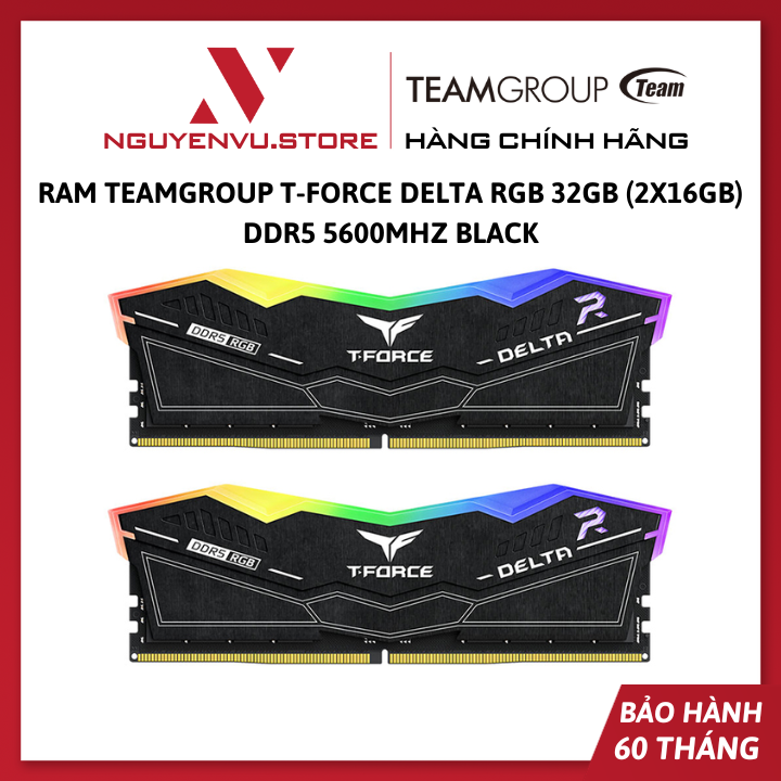 Teamgroup T-Force Delta RGB 32GB 2x16GB DDR5 5600MHz black-Original
