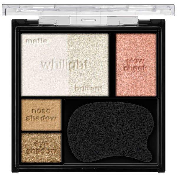 Bảng phấn mắt + má + highlight kate white shaping palette 6.2g