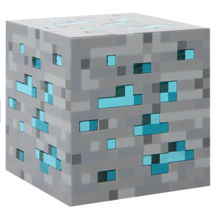 Đèn khối diamond Minecraft chính hãng Mojang