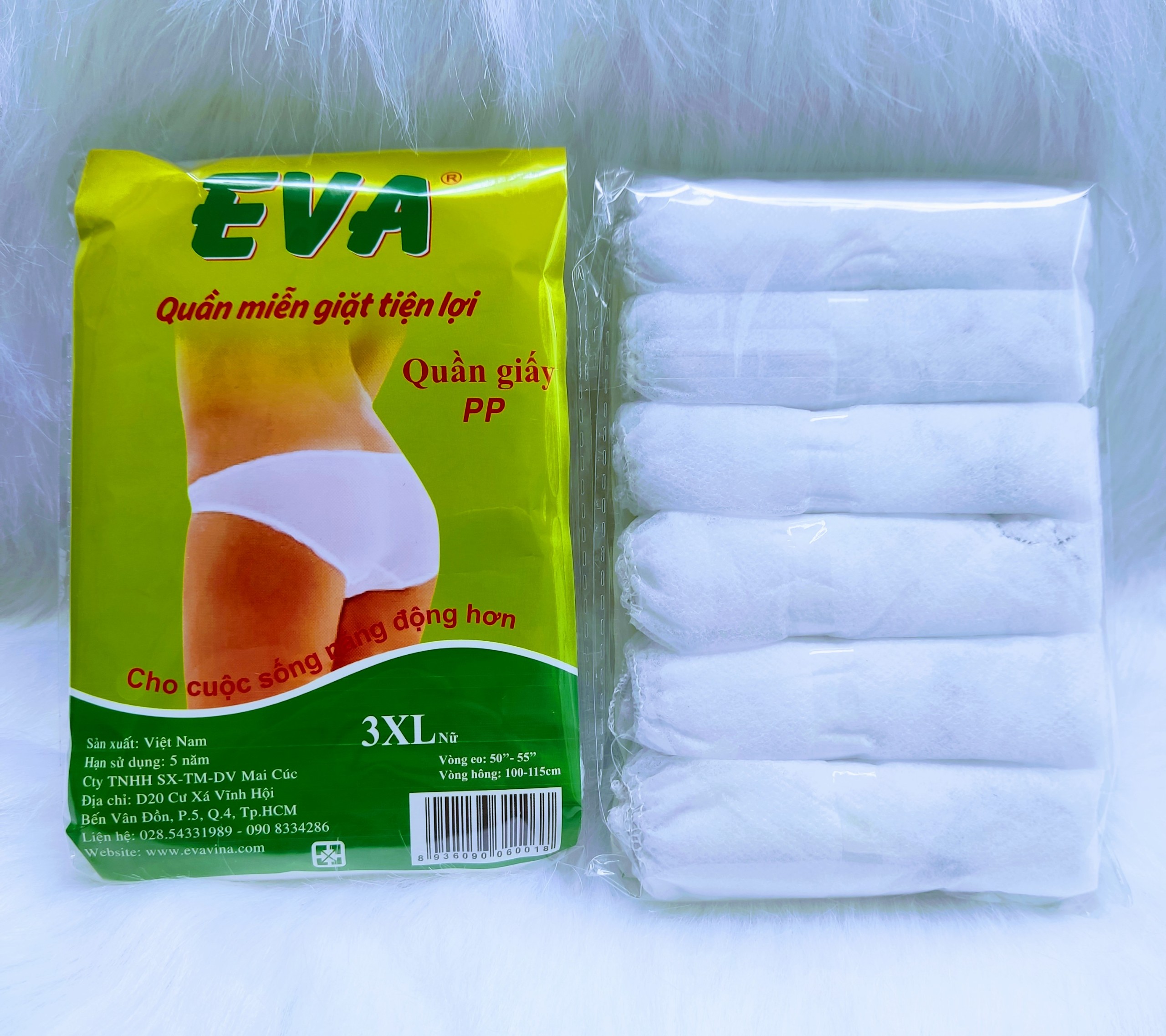 Quần lót giấy nữ sau sinh Eva, Bà mẹ sau sinh, Dùng trong Spa, Đi du lịch