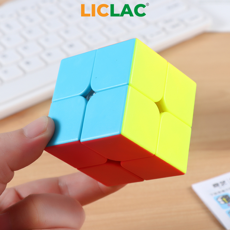 Đồ chơi Rubik 2x2x2 hiệu YUXING TOYS chất liệu nhựa ABS an toàn cho bé, Đồ chơi trẻ em khối Rubik 2x2 loại CAO CẤP xoay mượt không rít