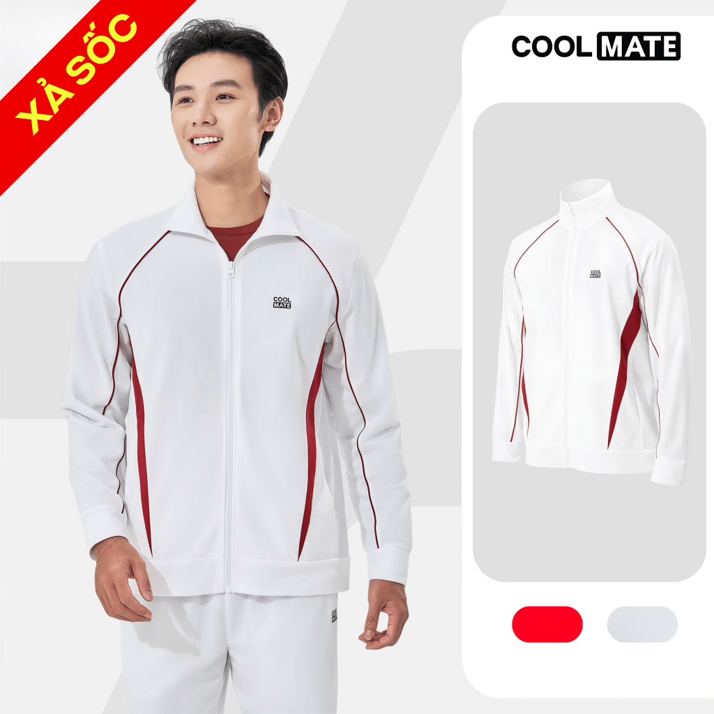 [DEAL SỐC GIẢM 50%]Áo khoác thể thao nam Teamwear lightweight Flexline active, áo khoác đa năng Coolmate