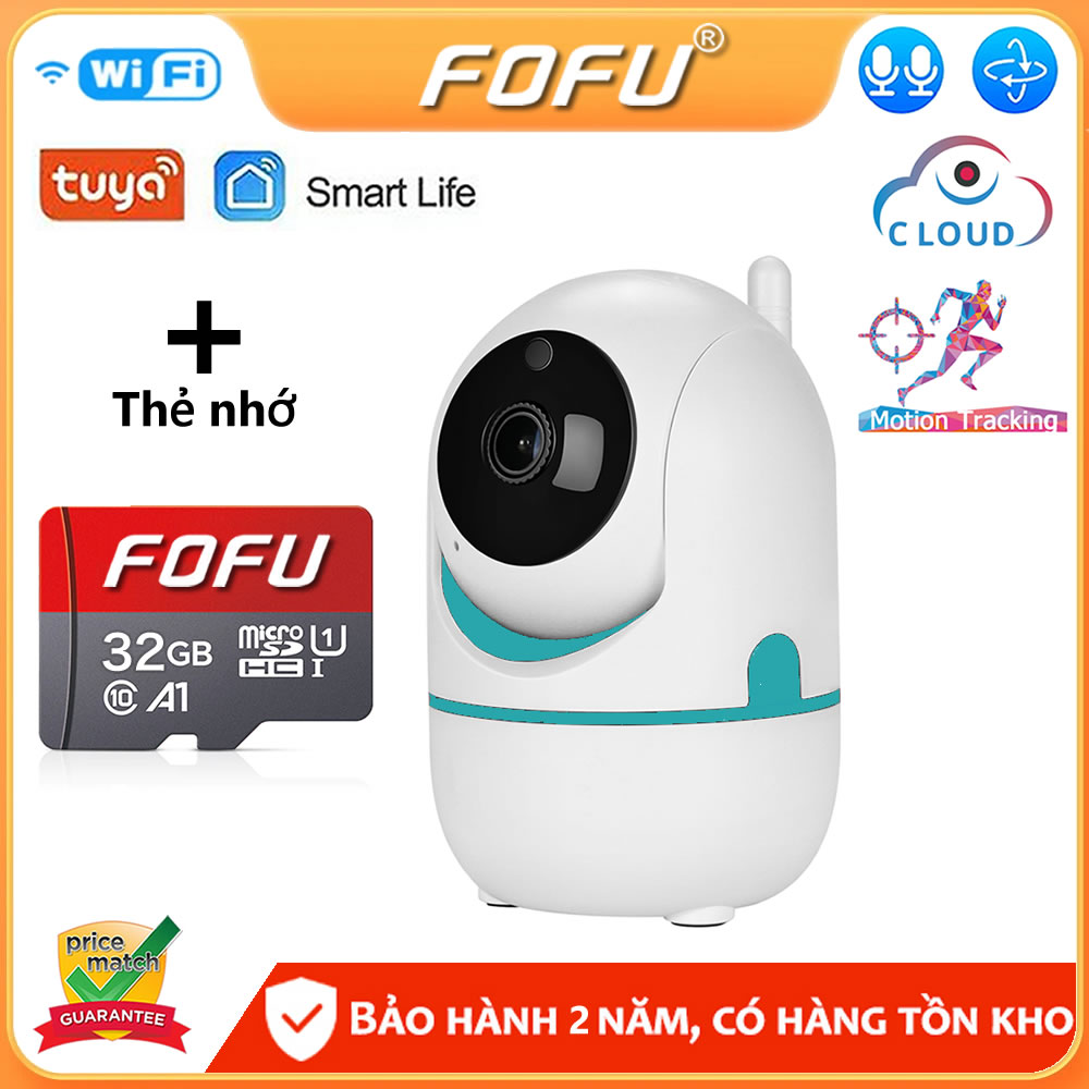 Tuya smart camera wifi 360 độ hỗ trợ thẻ nhớ 32g 64g 128g chất lượng cao camera thông minh độ phân giải cao 5m