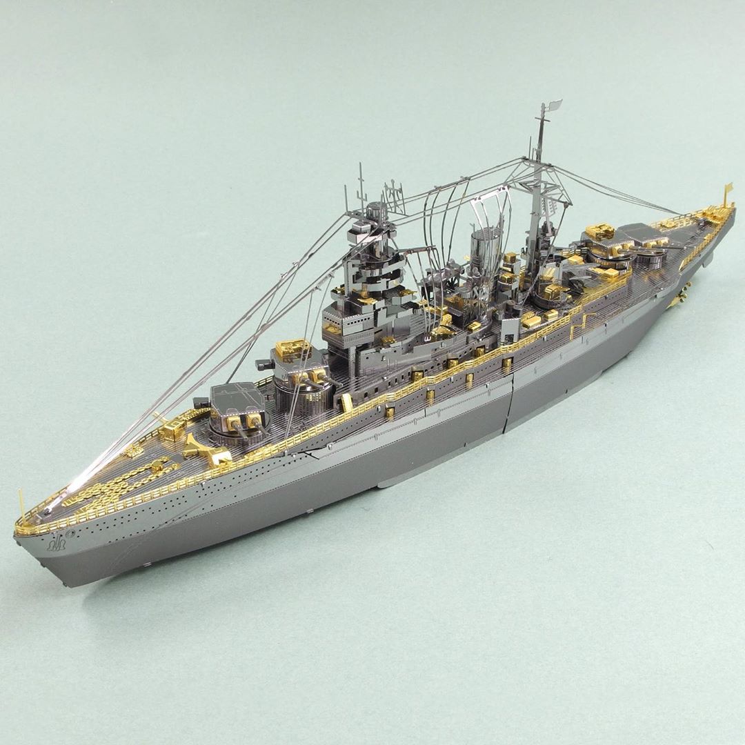 Mô Hình Kim Loại Lắp Ráp 3D Piececool Yamato Battleship HP101SRY   ArtPuzzlevn