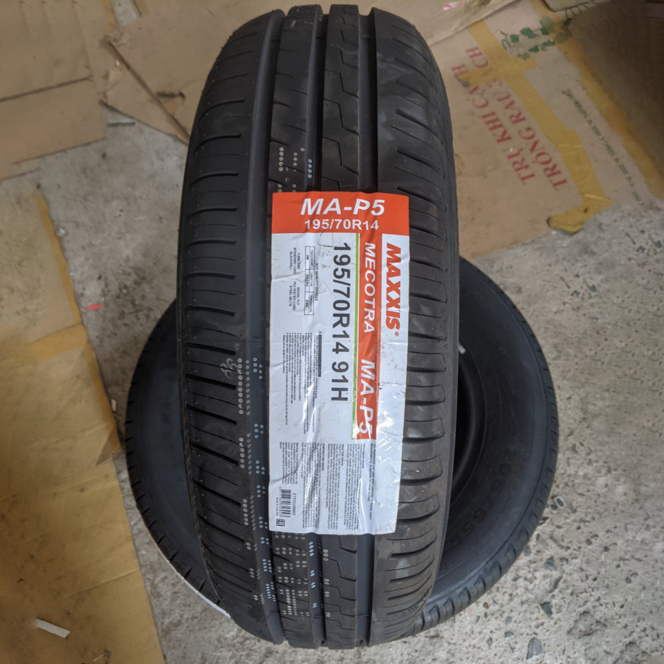 Vỏ lốp 195/70R14 Maxxis 91H MAP5 vỏ lốp xe Ô tô Toyota Camry GLi 2.2 1997 – 2001, Toyota Innova J Việt Nam 2006-2011, Toyota Zace, Ford Focus, Honda Civic 1.8.